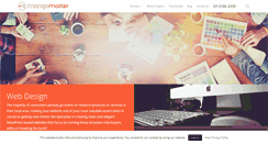 Desktop Screenshot of mangomattermedia.com